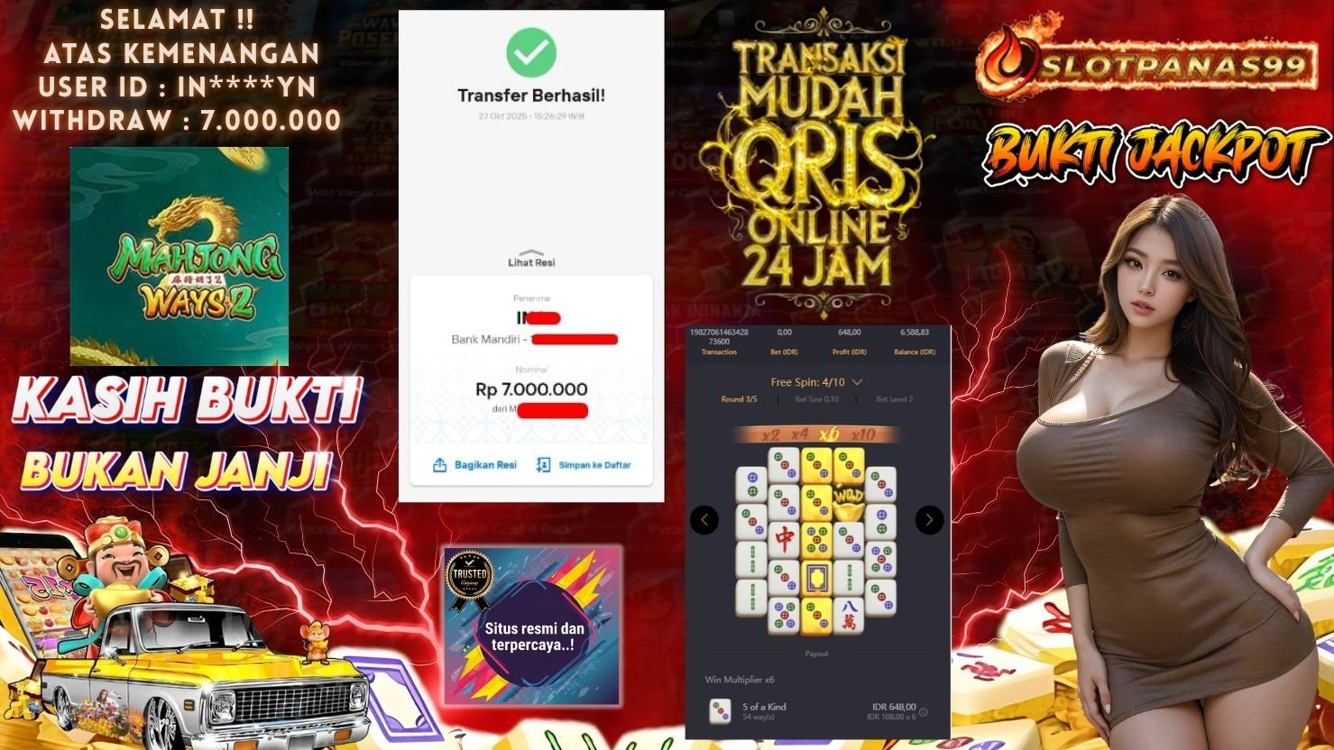 SLOTPANAS99 JACKPOT SLOT MAHJONG WAYS 2